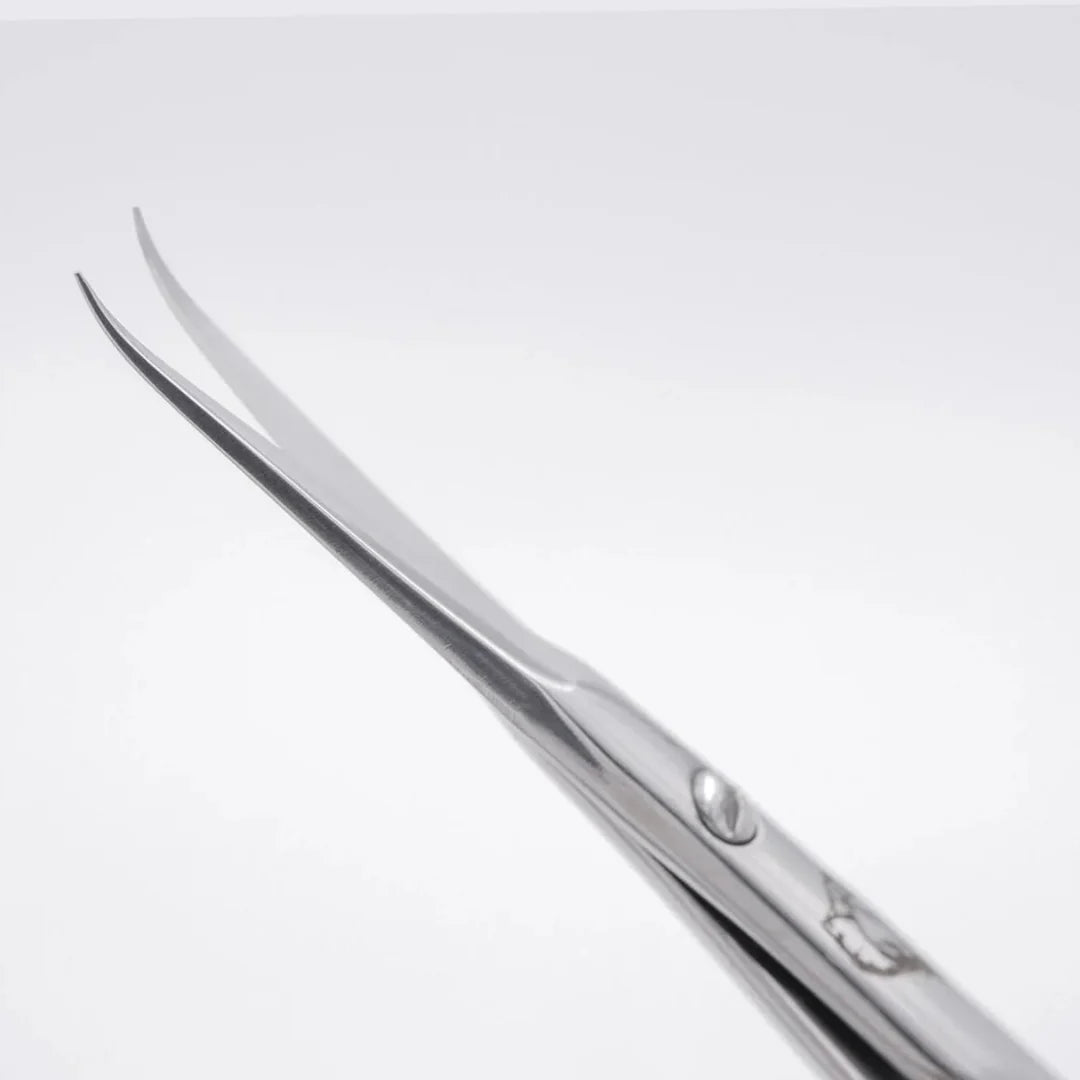 Professional cuticle scissors with hook EXCLUSIVE 21 TYPE 1 (magnolia)