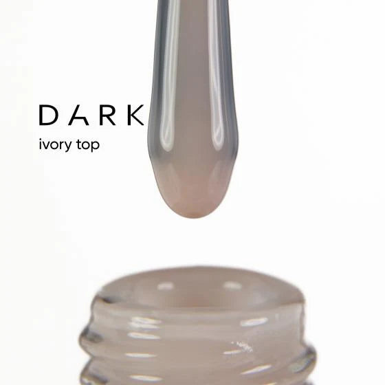 DARK Ivory Top Coat, 10ml
