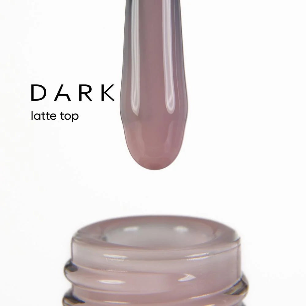 DARK Latte Top Coat, 10ml