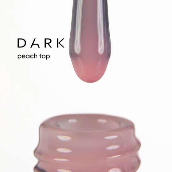 DARK Peach Top Coat, 10ml