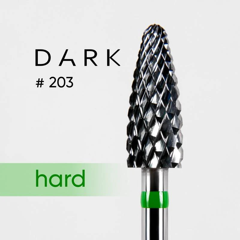 DARK Carbide Drill Bit #203, Rounded Cone, Coarse (Green)