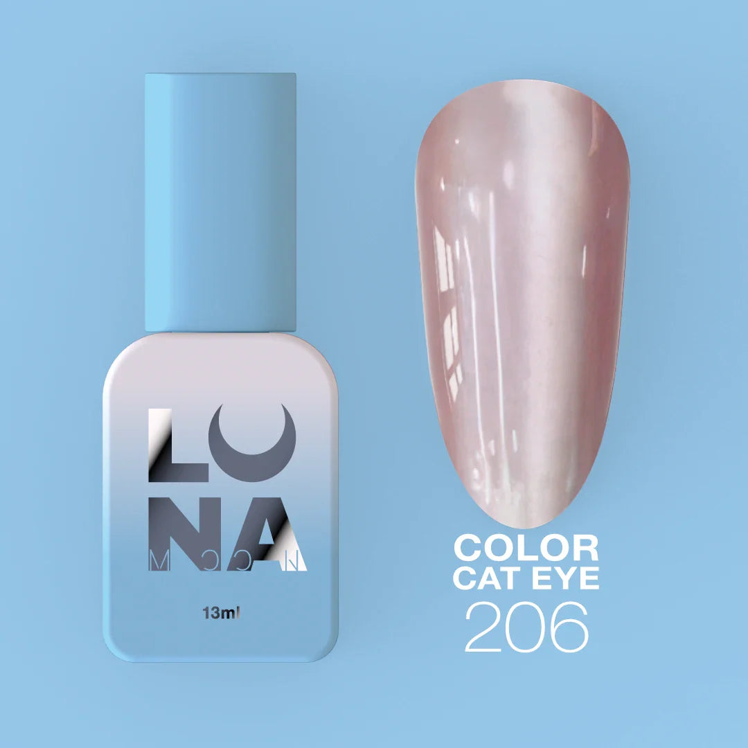 LUNAmoon Colour Gel Polish Cat Eye №206, 13ml