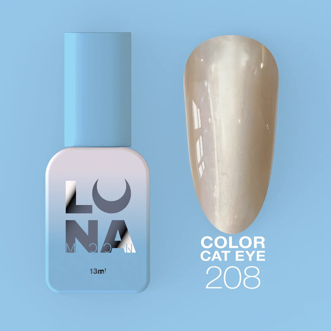 LUNAmoon Colour Gel Polish Cat Eye №208, 13ml