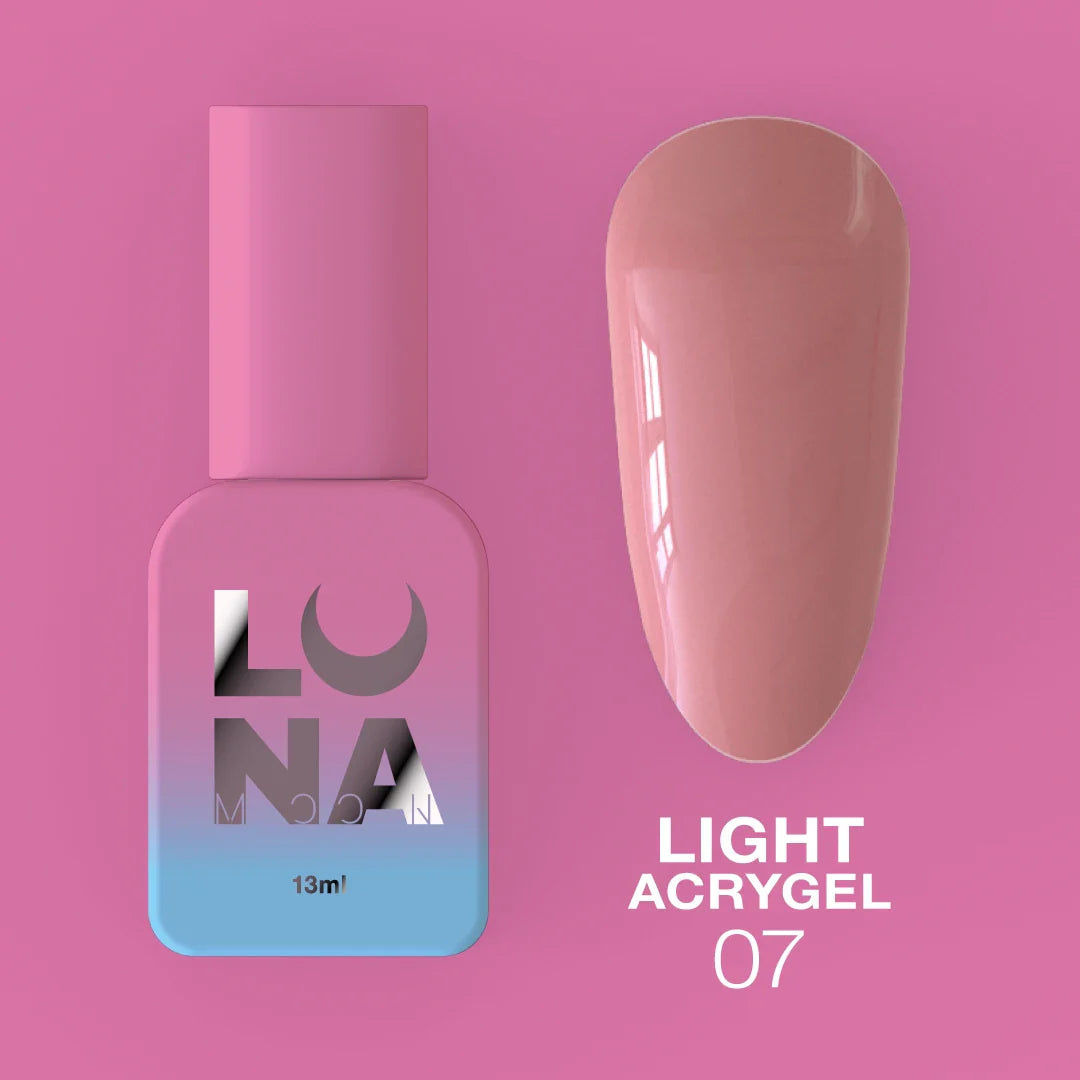 LUNAmoon Liquid Light Acrygel №07, 30ml