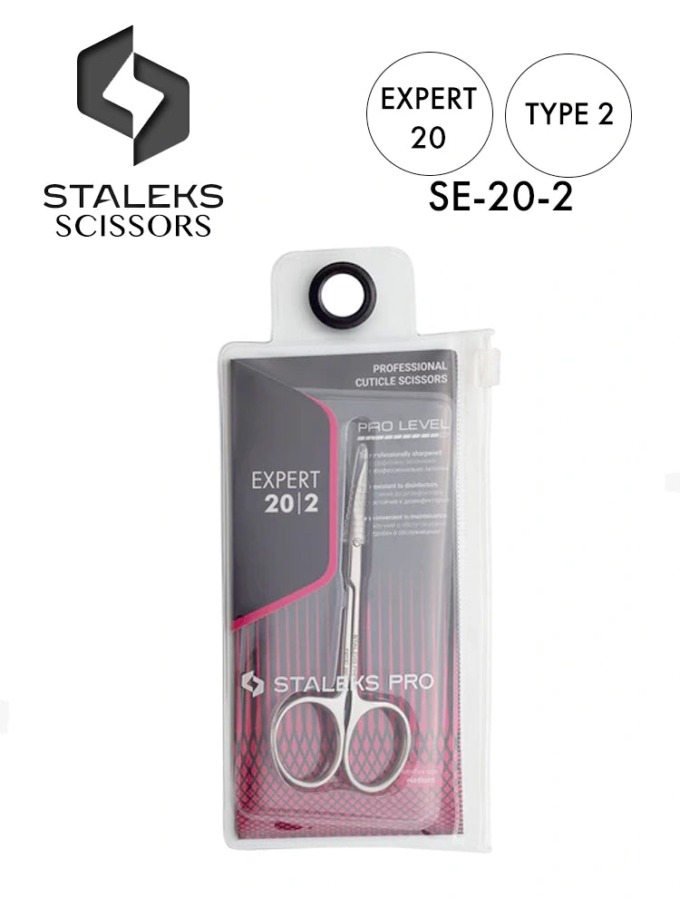 Professional cuticle scissors Staleks Expert 20 Type 2