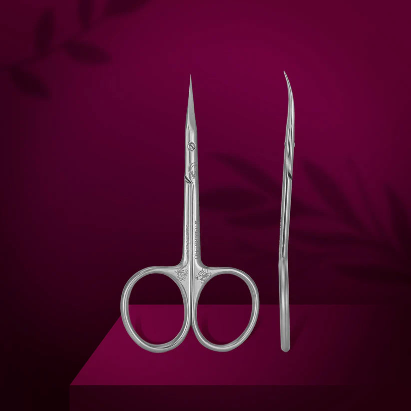 Cuticle Scissors with Curved Blades STALEKS PRO Exclusive 20 Type 2, 21 mm