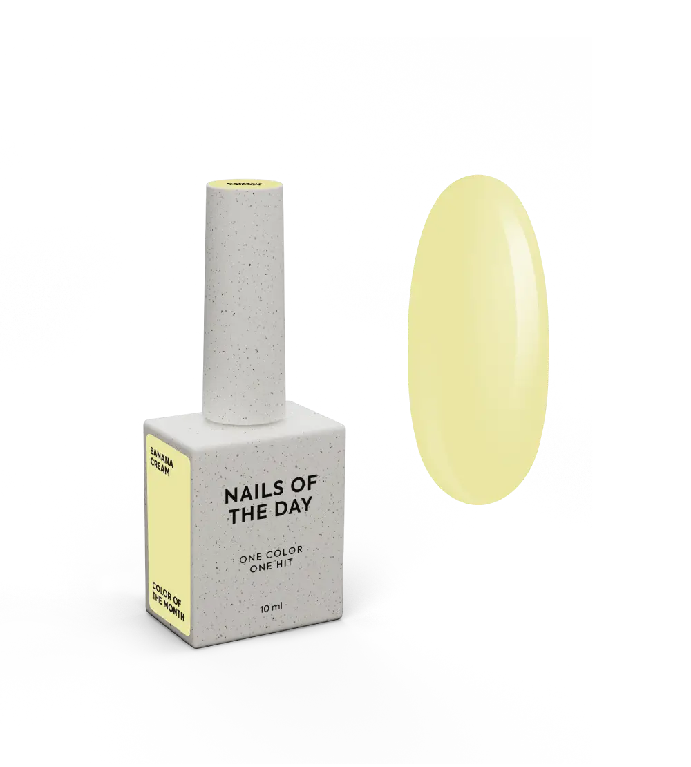 NAILSOFTHEDAY Gel Polish - banana cream, 10 ml